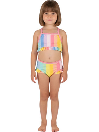 Joyce Παιδικό Μαγιό Bikini Set για Κορίτσι Ροζ Κίτρινο Γαλάζιο 2643809