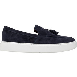 Kricket Ανδρικά Μοκασίνια Loafers Καστόρινα Navy Μπλε 4073-2