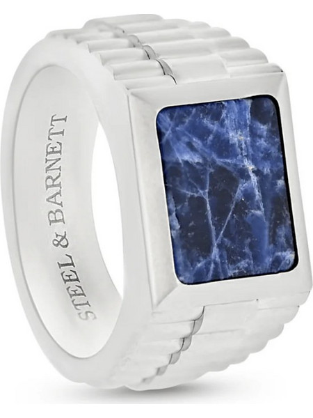 Steel & Barnett Hudson Ανδρικό Δαχτυλίδι από Ατσάλι Ασημί SB002
