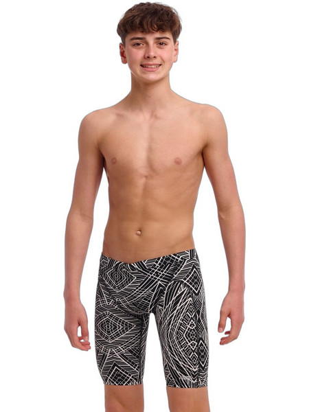 Funky Trunks Παιδικό Αγωνιστικό Μαγιό Κολύμβησης Ολόσωμο για Κορίτσι Μαύρο FTS003B72097