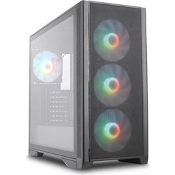 Silentware Air 1000 Black Midi Tower Κουτί Υπολογιστή RGB με Πλαϊνό Παράθυρο