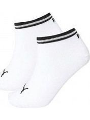 Puma Ανδρικές Κάλτσες Κοντές με Σχέδια Λευκές 2Pack 100000951-002