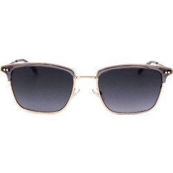 Safilo TRAMA 05/S KB7 Ανδρικά Γυαλιά Ηλίου Τετράγωνα Μεταλλικά Χρυσά με Μαύρο Φακό