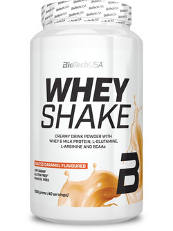 Biotech USA Whey Shake Salted Caramel Πρωτεΐνη Ορού Γάλακτος Χωρίς Γλουτένη 1kg