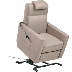 Invacare Πολυθρόνα Relax με Υποπόδιο Ανακλινόμενη Μπεζ FARO