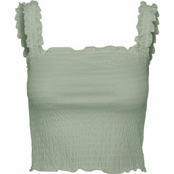 Vero Moda Γυναικείο Καλοκαιρινό Crop Top Πράσινο Mint 10261973