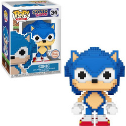 Funko Pop! 8-Bit Sonic The Hedgehog 34 Sonic Special Edition