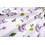 Dimcol Baby Foxes 594 Πάνα Αγκαλιάς Χασέ Λευκή Λιλά 80x80cm
