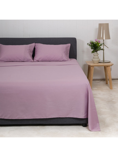 Naf Naf Σετ Σεντόνια Υπέρδιπλα Βαμβακοσατέν 240x270 Unique Lilac