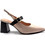 Versace 19V69 Γόβες Slingback Δερμάτινες με Χοντρό Χαμηλό Τακούνι Μπεζ AM813-22S