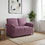 vidaXL Διθέσιος Καναπές Βελούδινος Μωβ 138x83x95cm 42033952