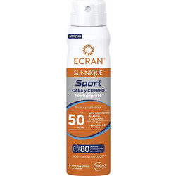 Ecran Sunnique Sport Αντηλιακό Spray Σώματος SPF50 75ml