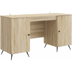 vidaXL Γραφείο Υπολογιστή Ξύλινο 142.5x50x75cm 3414632
