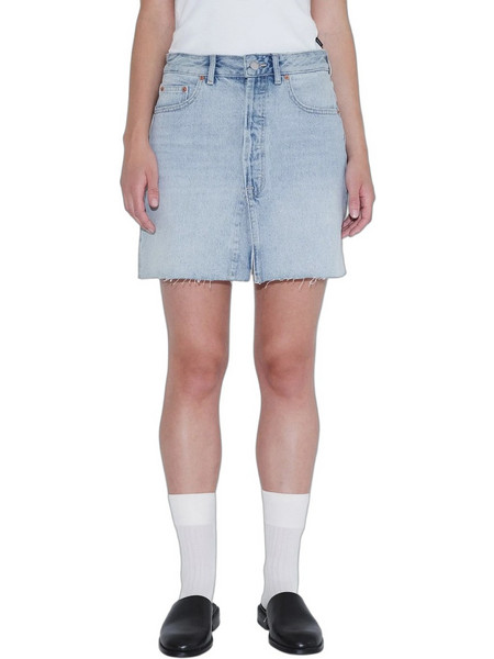 Dr. Denim Ara Μίνι Φούστα Τζιν Ψηλόμεση Γαλάζια 2610108-M08-002