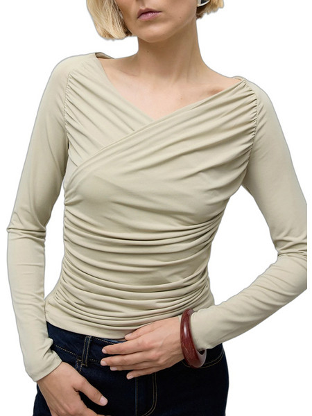 Vero Moda Γυναικείο Χειμερινό Top Μπεζ 10331046