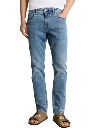 Tom Tailor Ανδρικό Τζιν Παντελόνι Slim Εφαρμογή Μπλε 1047984-10118