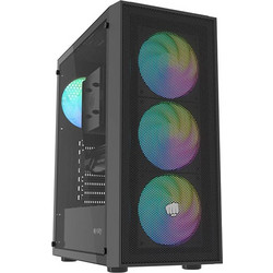 Fury Shobo SH8F Black Gaming Midi Tower Κουτί Υπολογιστή RGB με Πλαϊνό Παράθυρο