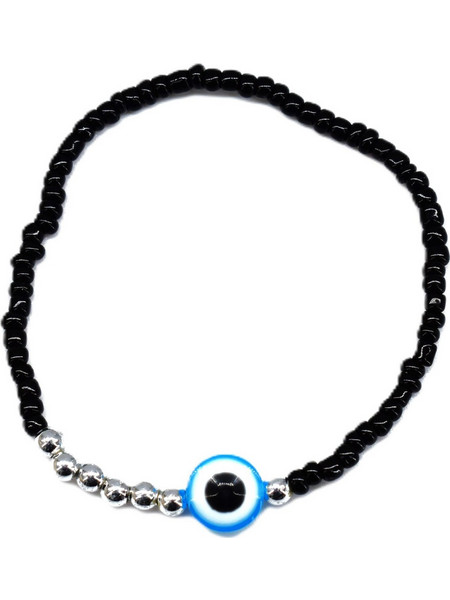 Elegant Γυναικείο Βραχιόλι με Ματάκι από Κορδόνι BR22-053