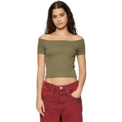 Urban Classics Γυναικείο Καλοκαιρινό Crop Top Ριπ Χακί 2Pack TB1500A-03904