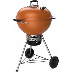 Weber Master Touch GBS Κεραμική Ψησταριά Κάρβουνου Στρογγυλή με Ρόδες Επιφάνειας 57cm GBS C-5755 Orange