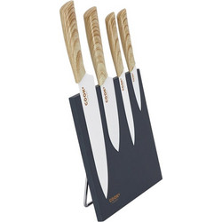 Cook Concept Σετ Μαχαίρια από Ανοξείδωτο Ατσάλι με Βάση 4τμχ