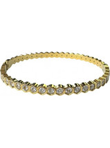RO Accessories Γυναικείο Βραχιόλι Ριβιέρα από Ατσάλι Xρυσό BR148