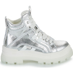 Buffalo Γυναικεία Sneakers Chunky Μποτάκια Ασημί 1622465