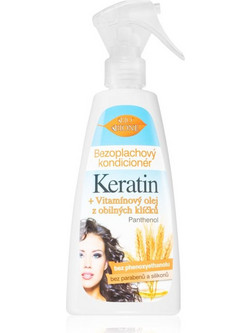 Bione Cosmetics Keratin & Grain Leave In Conditioner Spray για Επανόρθωση 260ml