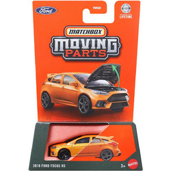 Mattel Matchbox Moving Parts 2018 Ford Focus RS Orange