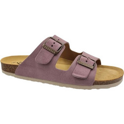 Plakton Malva Γυναικεία Σανδάλια Suede Ανατομικά Μωβ Malva 180010