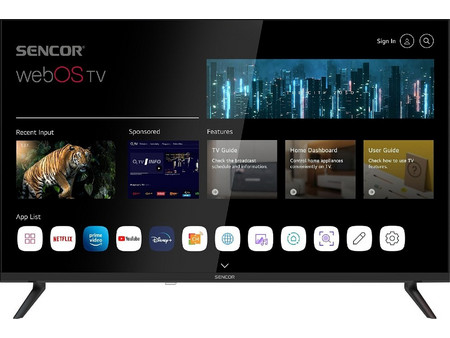 Sencor 32S830ΜΒ Smart Τηλεόραση 32" HD Ready DLED HDR (2025)