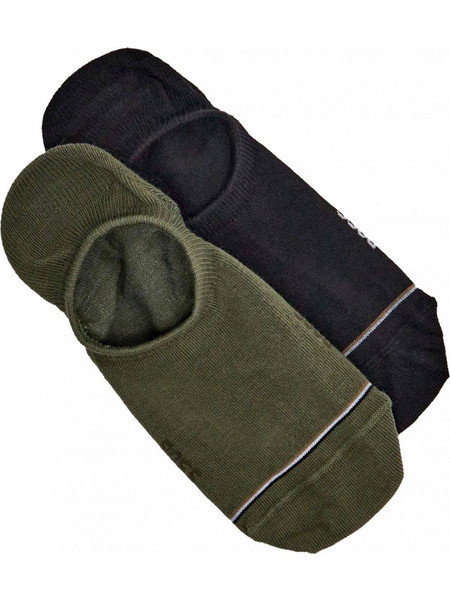Hugo Boss Ανδρικές Κάλτσες Σοσόνια Μαύρες Χακί 2Pack 50522704