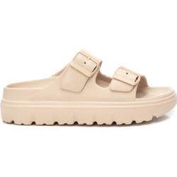 Xti Γυναικείες Παντόφλες Καλοκαιρινές Flatforms Ανατομικές Αντιολισθητικές Μπεζ 142550