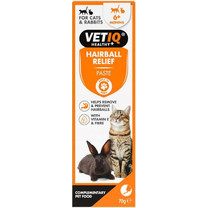 VetIQ Hairball Relief Συμπλήρωμα Διατροφής Γάτας για Τριχόμπαλες σε Πάστα 70gr