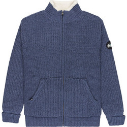Quiksilver Ανδρική Ζακέτα Φούτερ με Φερμουάρ Μπλε EQYSW03315-BYLH