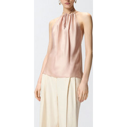 Pinko Γυναικείο Καλοκαιρινό Top Σατέν Ροζ 106621A1Y5-Q35