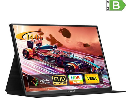 ZEUSLAP P16 Ultra IPS HDR Φορητό Monitor 16" 1920x1200 FHD 144Hz 3ms