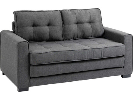HOMCOM Διθέσιος Καναπές Κρεβάτι Γκρι 151x75x85cm 8056644347874