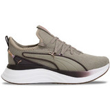 Puma Softride Sabrina Γυναικεία Sneakers Flatforms Γκρι 313503-05