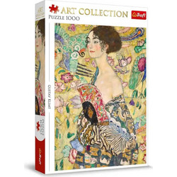 Puzzle Trefl Gustav Klimt Lady With Fan 1000 Κομμάτια
