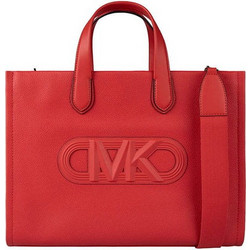 Michael Kors Γυναικεία Τσάντα Χειρός Δερμάτινη Κόκκινη 30S4G3GT3L-886
