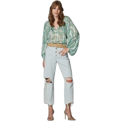 Lynne Γυναικείο Καλοκαιρινό Crop Top Πράσινο 049-510043