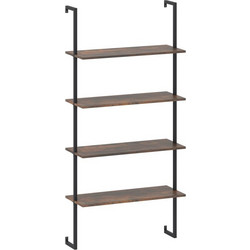 Costway Βιβλιοθήκη Τοίχου 70x30x163cm JV13175CF