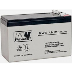MN Power MWS 7.2-12 Μπαταρία VRLA-AGM 12V 7.2Ah