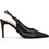 Envie Shoes Γόβες Slingback Δερμάτινες με Τακούνι Στιλέτο με Στρας Μαύρες E31-23101-34