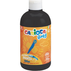 Carioca Baby Δακτυλομπογιά Μαύρη 500ml 133050002