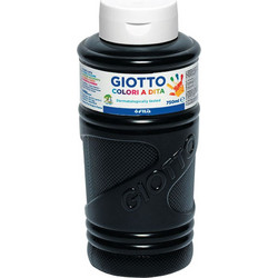Giotto Δακτυλομπογιά Μαύρη 750ml 536024