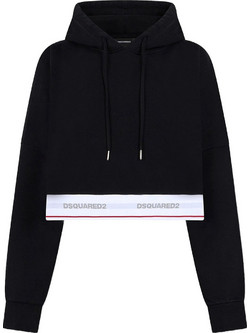 Dsquared2 Γυναικείο Φούτερ με Κουκούλα Μαύρο S72GU0522D25028-900