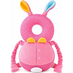 Giggles and Co Προστατευτικό Μαξιλάρι Πλάτης Bunny Pink Mesh