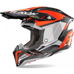 Airoh Aviator 3 Saber Orange Κράνος Μηχανής Motocross 1290gr